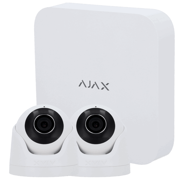 AJ-NVRKIT108-2XTURRET-W
