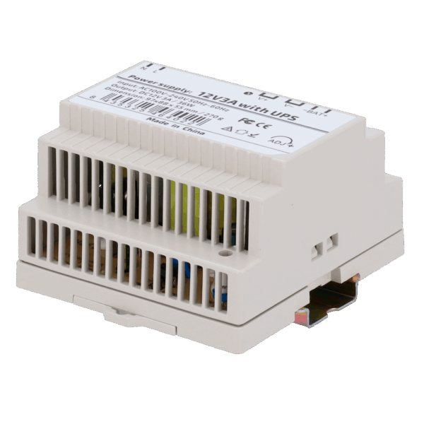 DC12V3A-DIN-UPS-P