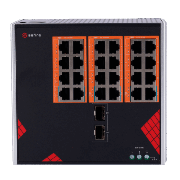SF-SWI2624HIPOE-GF-AC-390-DIN - Imagen 2