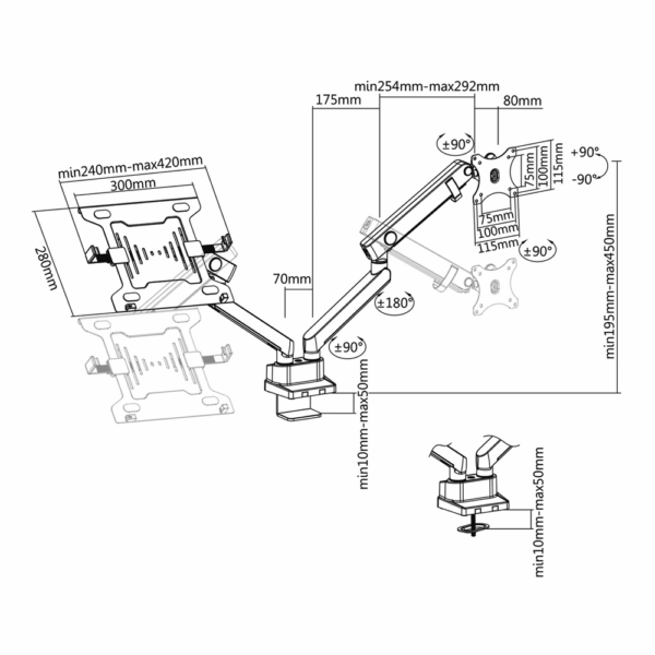 TVM-1732DESK-FLEX-PCDUAL - Imagen 2