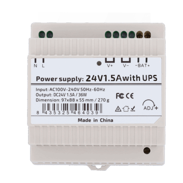 DC24V1A5-DIN-UPS-P - Imagen 2