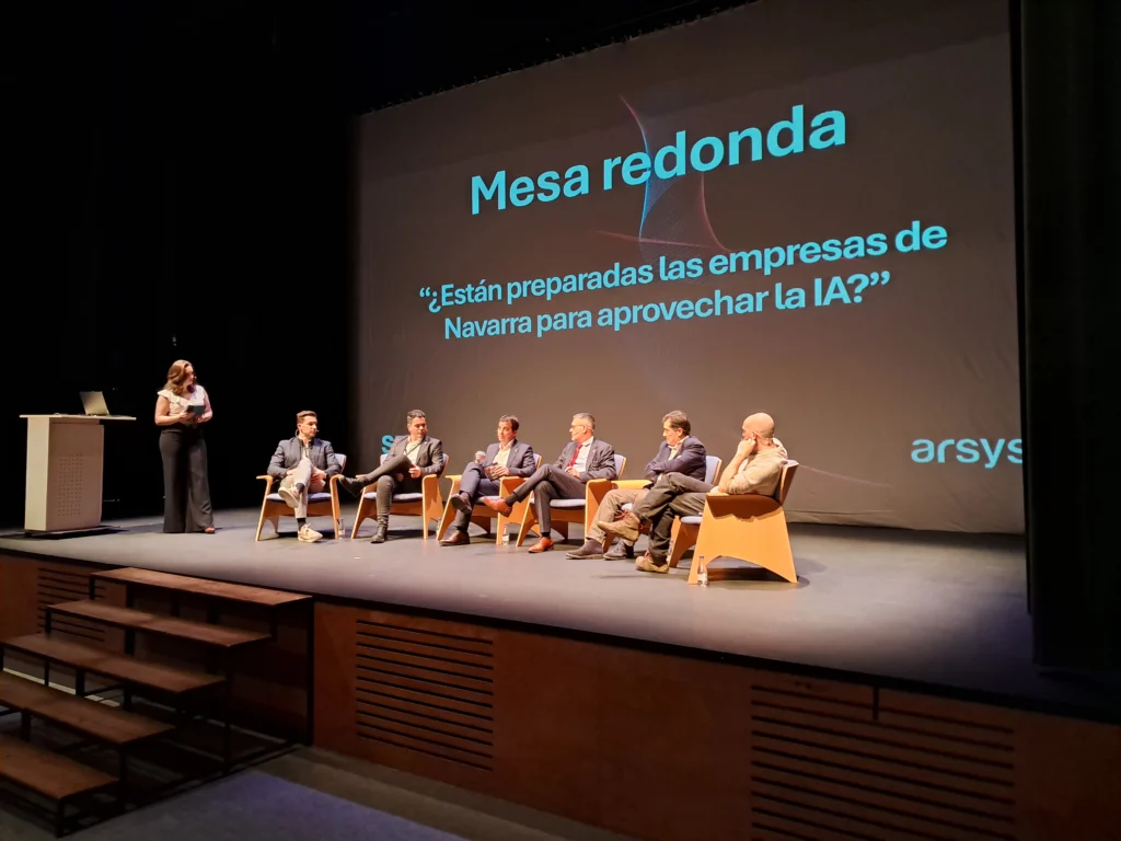 Ponencia sobre impacto de la inteligencia artificial en el empleo durante el II Foro de IA para PYMES en Navarra