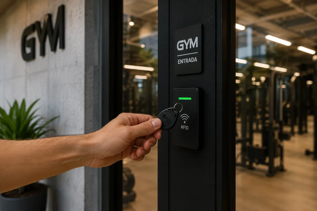 gimnasio-lector-rfid-llavero-control-accesos-puerta